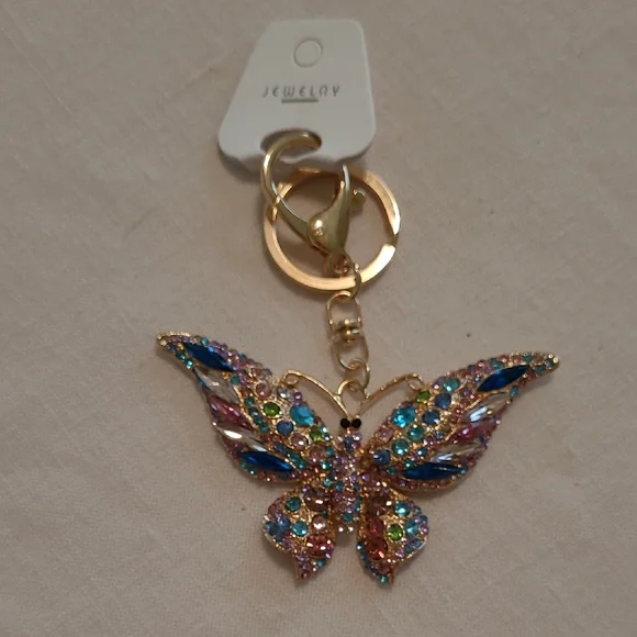 Colorful Butterfly Keychain - Picture 1 of 4